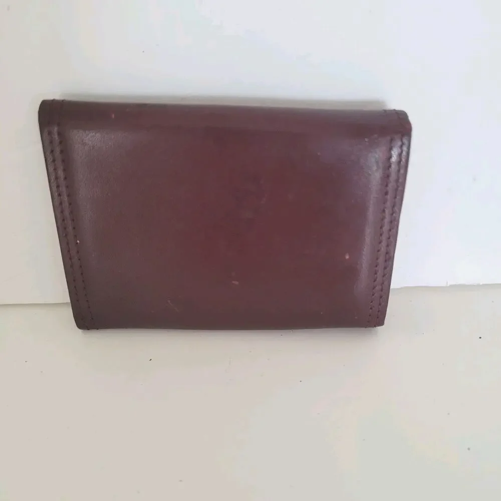 Givenchy 6 Key‎ Hooks Holder Case Wallet Red Burgundy Small Logo Leather Vintage